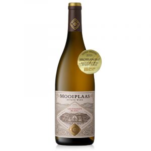 Flasche Mooiplaas Sauvignon Blanc Wein