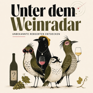 Abbildung schraege voegel weinprobe